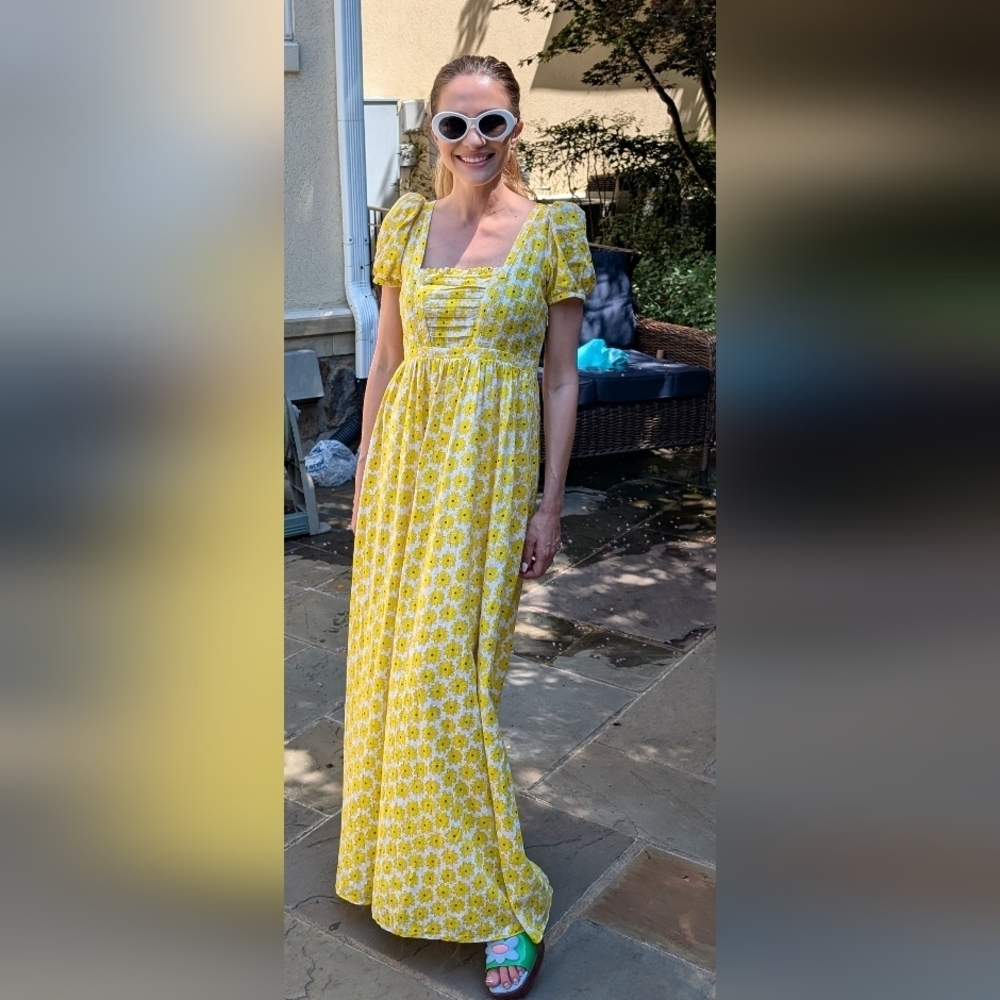 Diane Von Furstenberg Poppy Maxi Dress In Daisy Dot - Picture 11 of 12